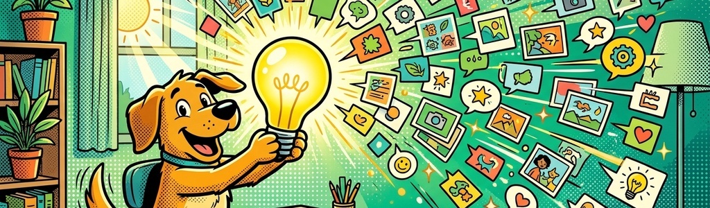 How to turn one idea into 30 posts without a blank page cover image