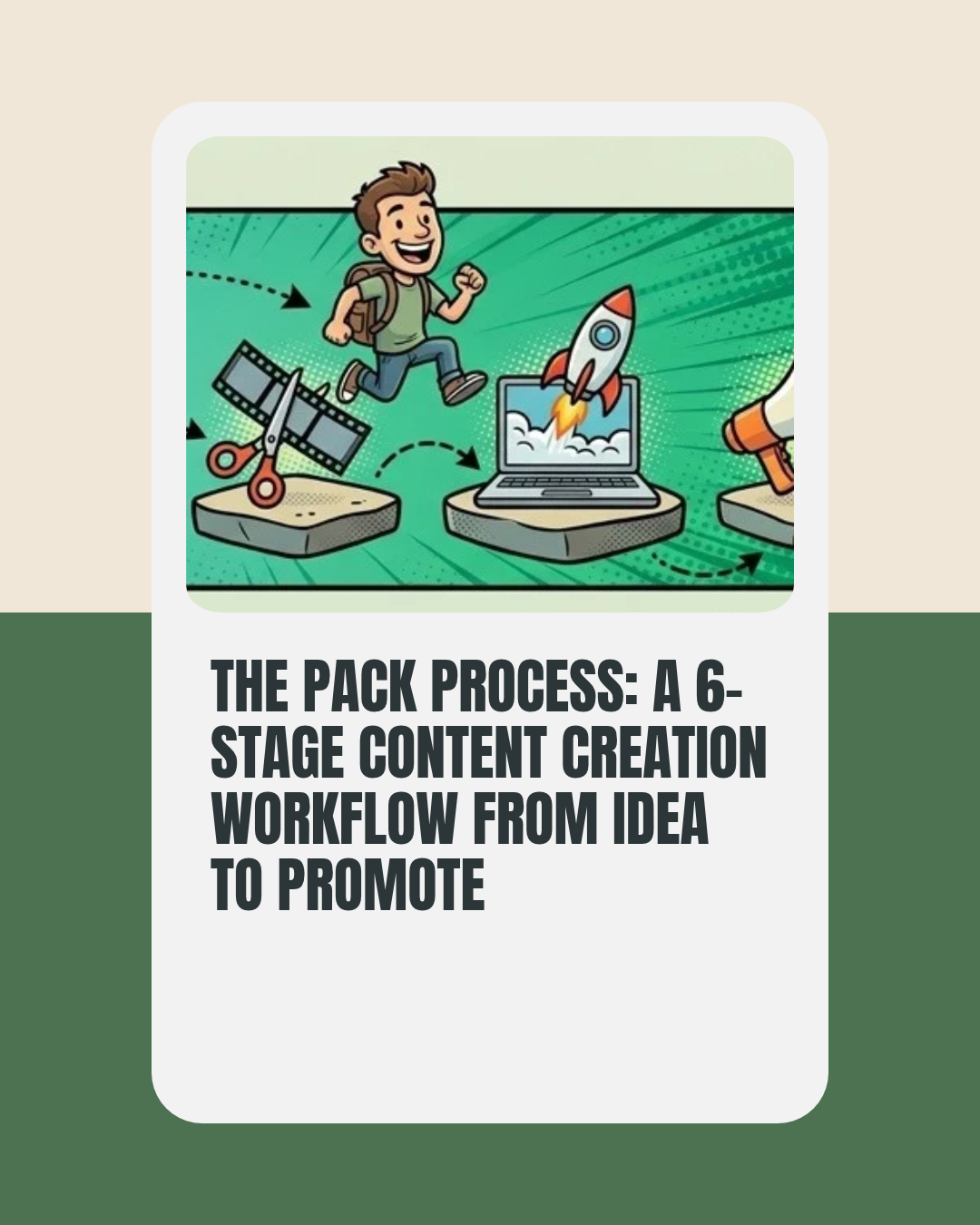 The Pack Process: A 6-Stage Content Creation Workflow From Idea to Promote
