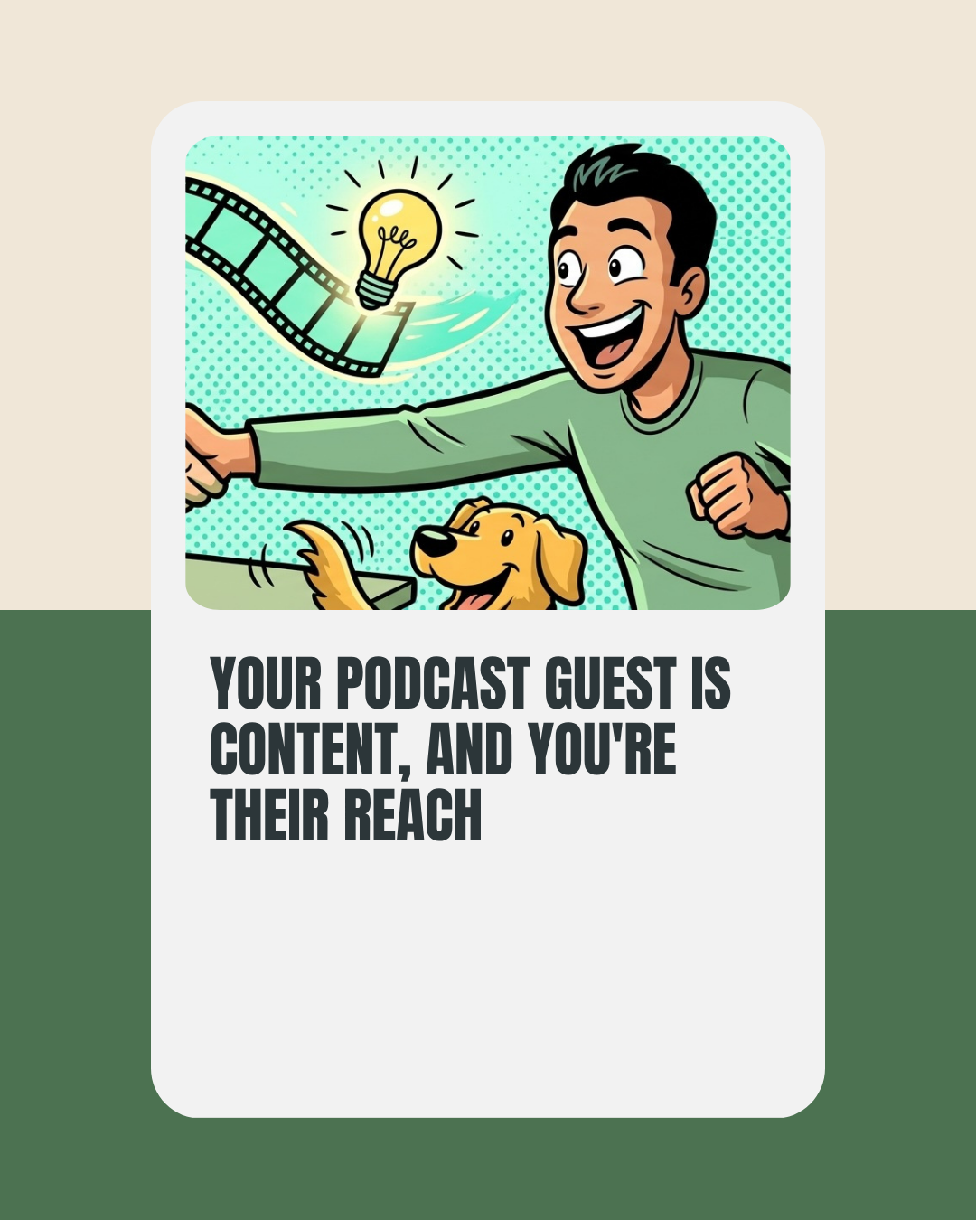 Your Podcast Guest Is Content, and You're Their Reach