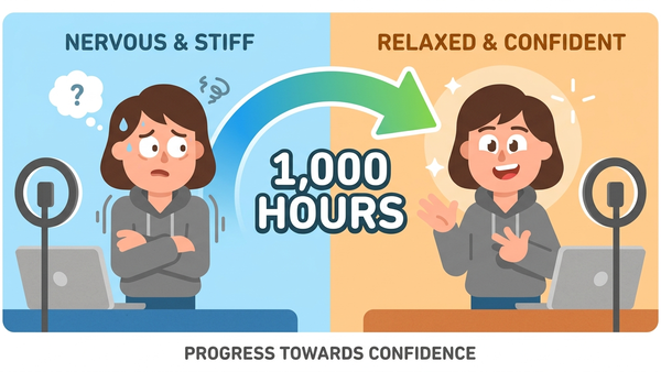 From Camera Shy to Camera Ready Using The Practice-Based Path to Video Confidence